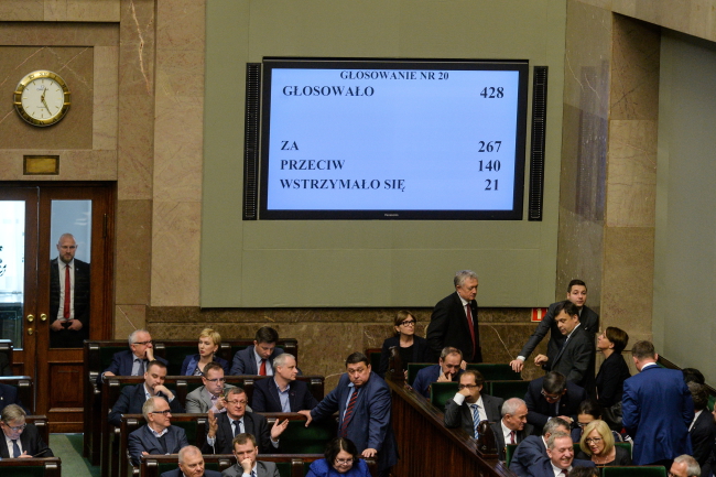 Сейм після голосування над законом «За життя»
