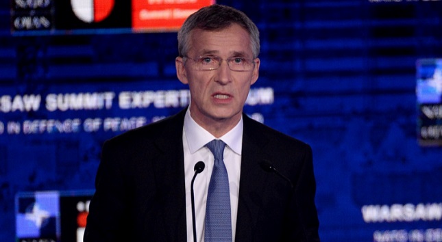 Generalsekretär des Bündnisses Jens Stoltenberg.